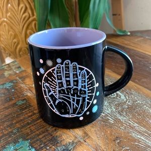 Palmistry Hand Black & Purple Mug / Halloween